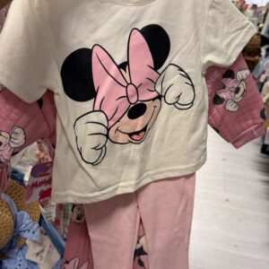 Ropa Niña Talla 2T Minnie Mouse Set de Playera y Pantalón Rosado