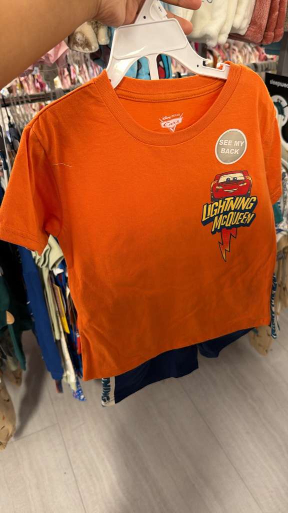 Ropa Niño Talla 4T Polo Naranja Disney Cars Lightning McQueen