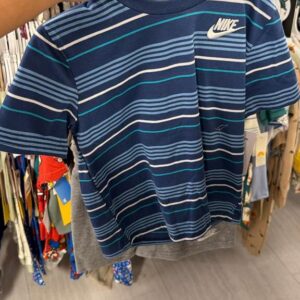 Ropa Niño Talla 4T Nike Polo Rayas Azules