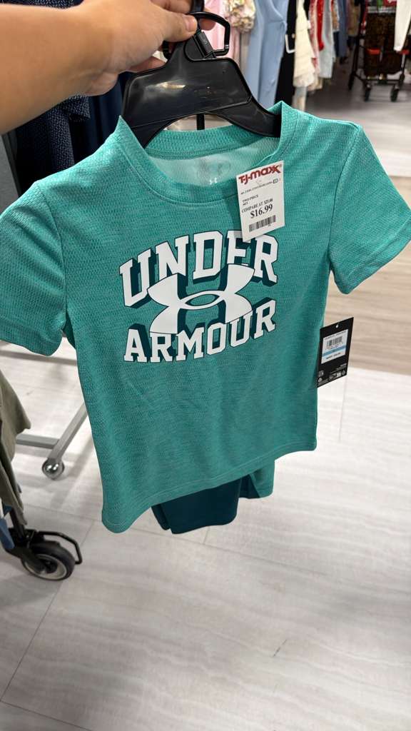 Ropa Niño Talla 5T Under Armour Polo Deportivo Verde Aqua