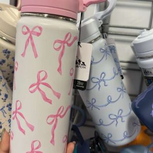 Carteras y Accesorios Botella Térmica Hydrapeak de Acero Inoxidable con Lazos (Rosa o Azul)