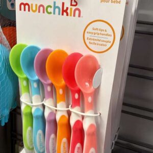 Accesorios Munchkin Cucharas de Bebé con Punta Suave, Set de 6, Colores Surtidos, 3+ Meses, Libres de BPA