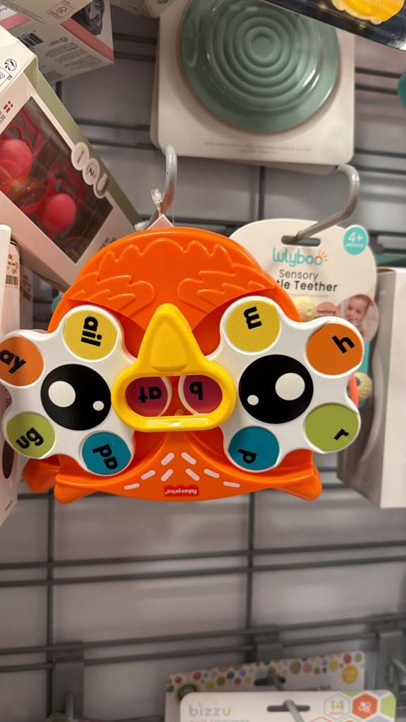 Accesorios Fisher-Price Juguete Sensorial/Mordedor de Pulpo Naranja