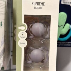 Accesorios BIBS Supreme Silicone Chupetes (Pacifiers) Symmetrical Talla 1 (0-6 Meses) Lila